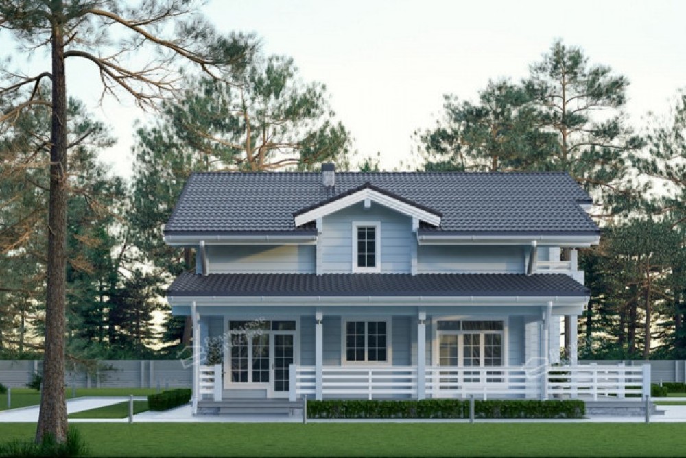 Дом из клееного бруса VZ-358